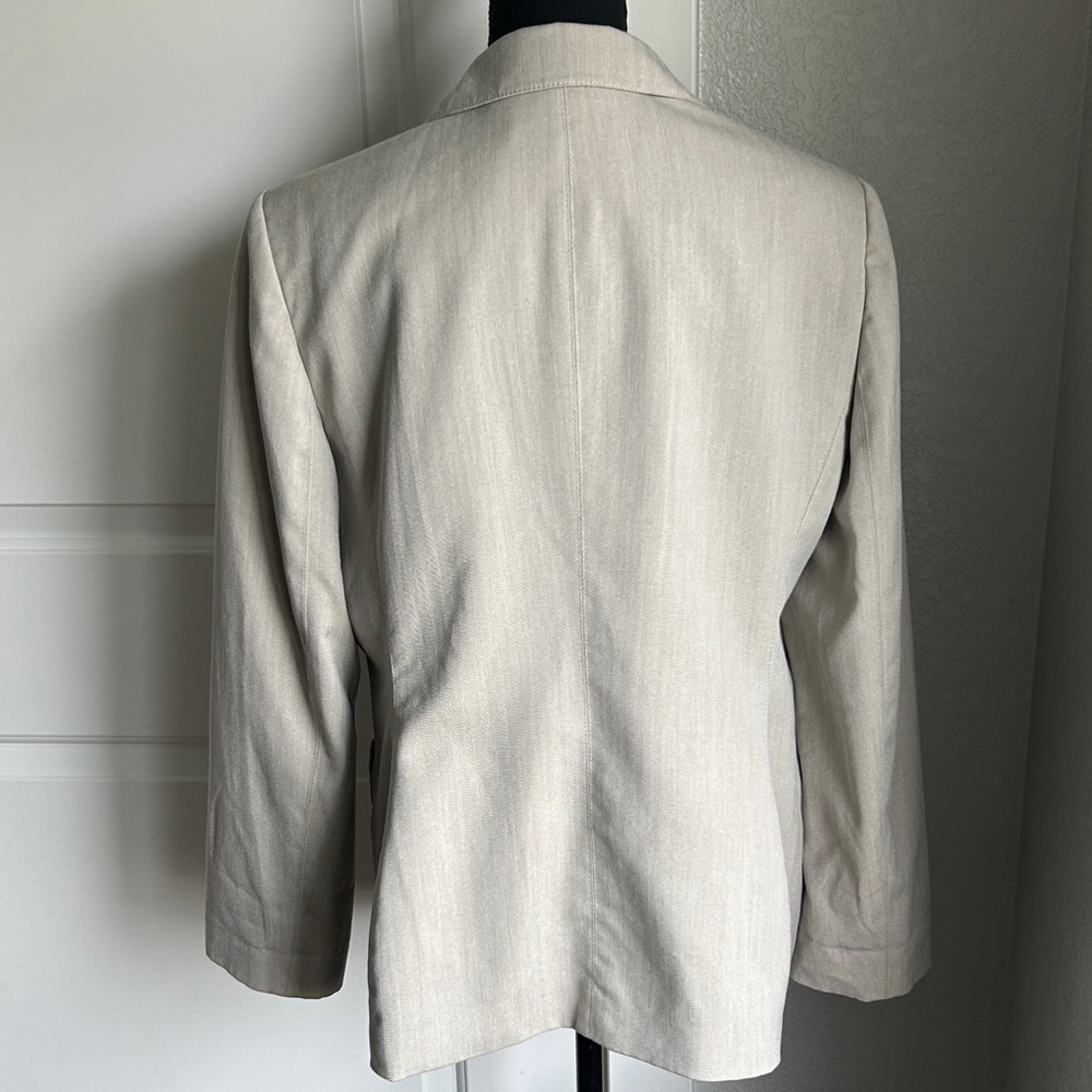 Calvin Klein Cream Blazer for Women - Picture 3 of 6